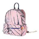 Handwoven Denim Backpack for Kids | Tie-Dye | Pink & Blue | 5 L