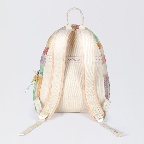 Handwoven Denim Backpack for Kids | Tie-Dye | Multicolour | 5 L