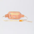 Handwoven Denim Fannypack for Kids | Patch Work | Tie-Dye | Orange & Yellow | 1 L