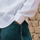 Linen Trousers for Boys | Green