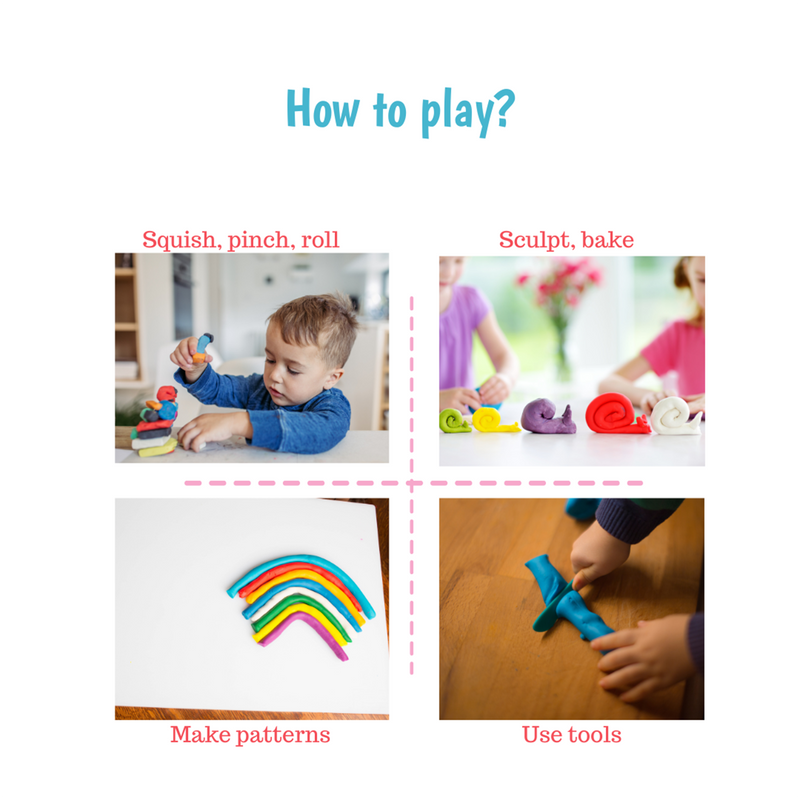 Dough Play Kit for Kids | Classic Pack | Set of 4