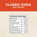 Classic Dosa | Dry Premix | No Rice | 400 g