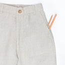 Linen Boys Pants | Straight Fit | Cookie & Cream