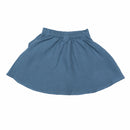 Linen Skirt for Girls | Wrap Style | Airforce Blue