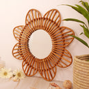 Decorative Wall Mirror | Ochre Yellow | 43 cm