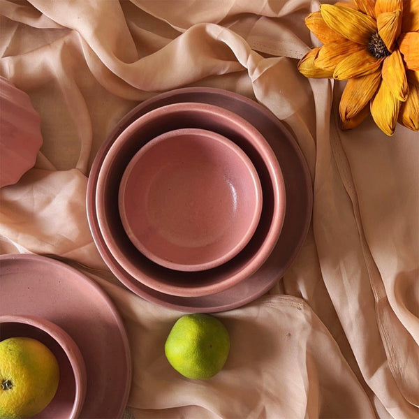 Ceramic Curry Bowl | Dusty Pink | 300 ml