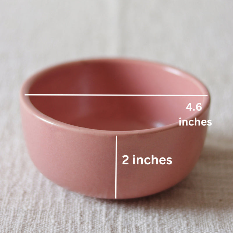 Ceramic Curry Bowl | Dusty Pink | 300 ml