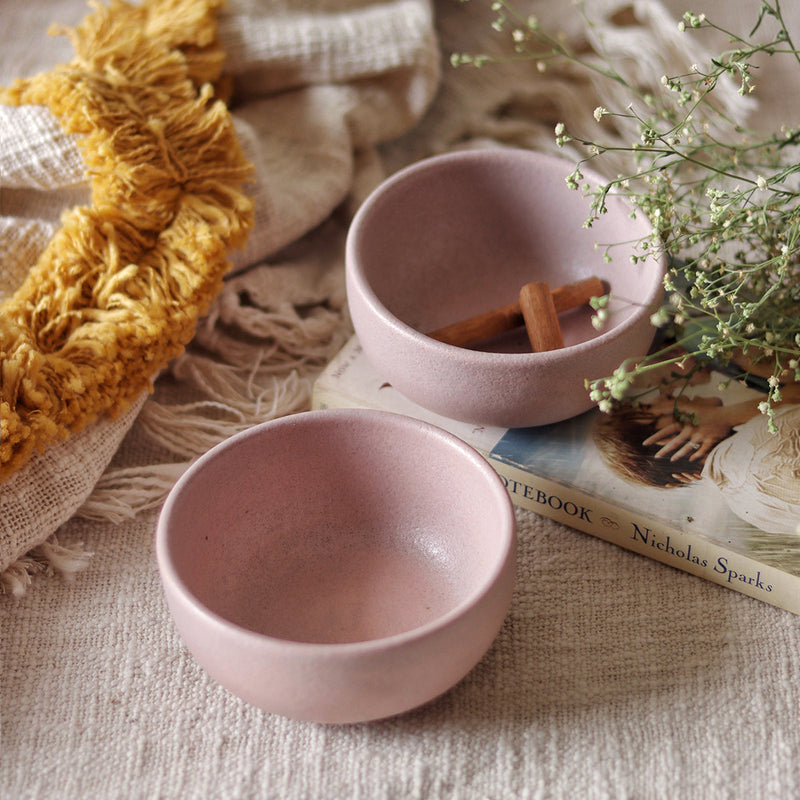 Ceramic Curry Bowl | Blush Pink | 300 ml.