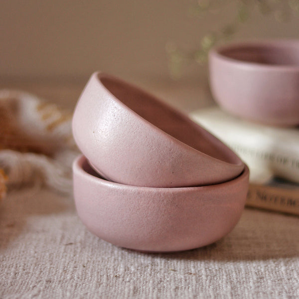 Ceramic Curry Bowl | Blush Pink | 300 ml.