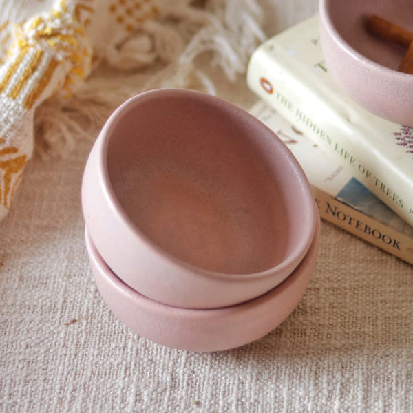 Ceramic Curry Bowl | Blush Pink | 300 ml.