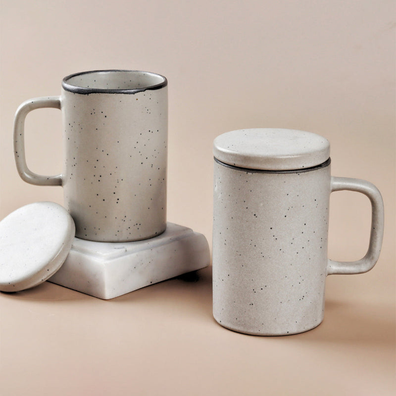 Ceramic Coffee Mug | Grey | 300 ml