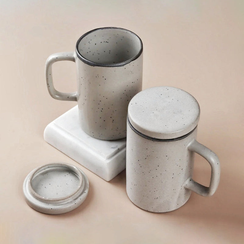 Ceramic Coffee Mug | Grey | 300 ml