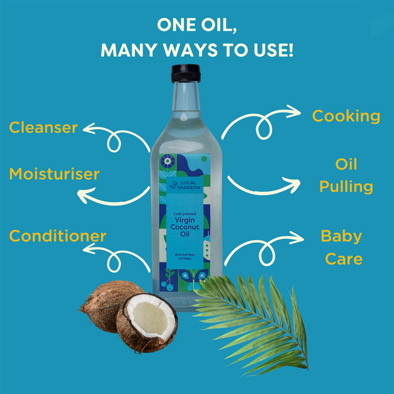 Virgin Coconut Oil | Cold Pressed | 1 Litre