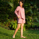 Linen Shorts for Women | Vintage Pink