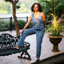 Linen Pants for Women | Denim Blue