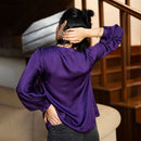 Purple Shirt for Women | Modal Bemberg | Full Sleeves