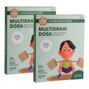 Multigrain Dosa Mix | With Oats and Brown Rice | 100% Natural | No Sugar | 200 g Pack of 2