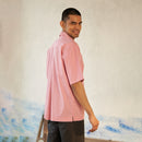 Cotton Light Pink Shirt for Men | Poplin | Patch Pockets