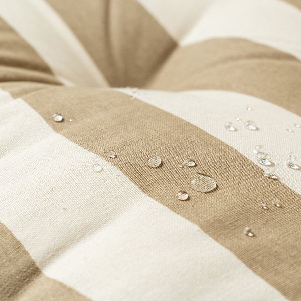 Cotton Floor Mattress | Striped | Beige