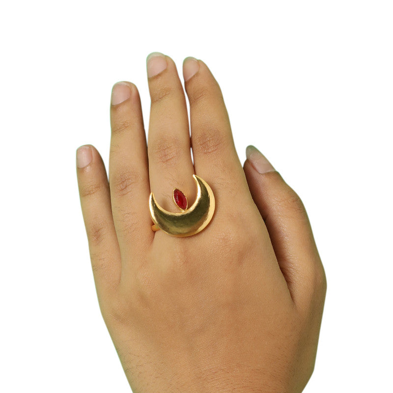 92.5 Silver Ring for Women | Trilochana