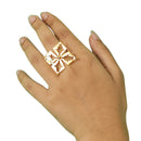 Brass Ring for Women | 18K Gold Plated