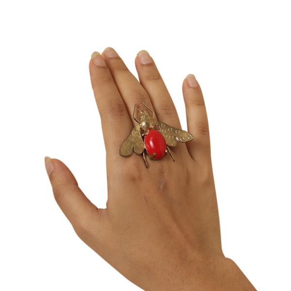 Brass Ring for Women | Queen Bee