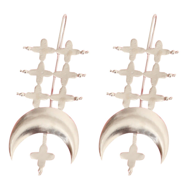 92.5 Silver Dangler Earrings for Women | Shakti
