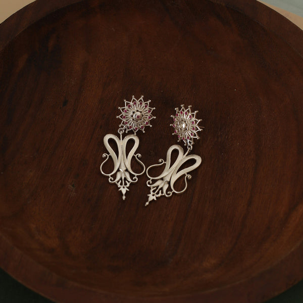 92.5 Silver Drop Earrings for Women | Aam Kalka