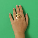 Brass Ring for Women | 18K Gold Plated
