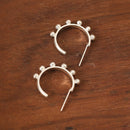 92.5 Silver Hoop Earrings for Women | Small Freckle