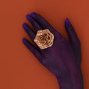 Copper Ring for Women | Rose Leaf