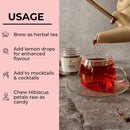 Flower Tea Combo | Chamomile Flower Tea | Hibiscus Flower Tea | Set of 2