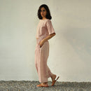 Textured Cotton Co Ord for Women | Rasberry