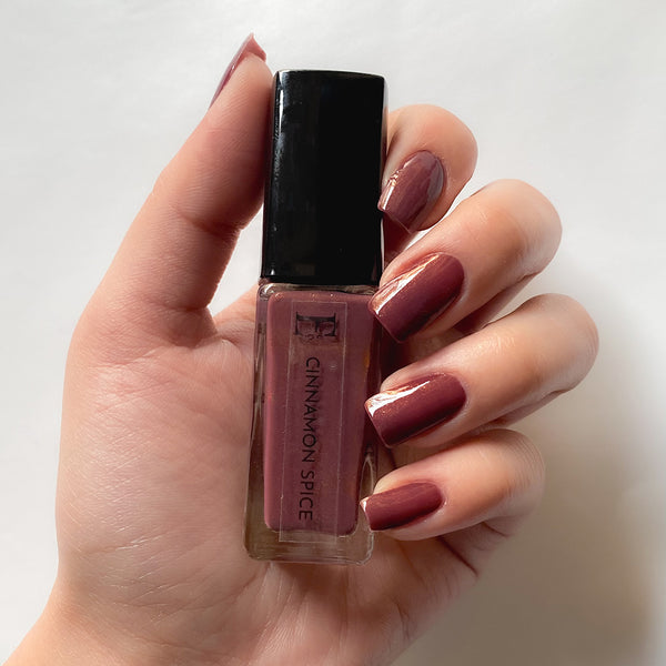 Dull Maroon Nail Polish | Cinammon Spice | Ultra-Glossy | Long-Lasting Manicure | 10 ml