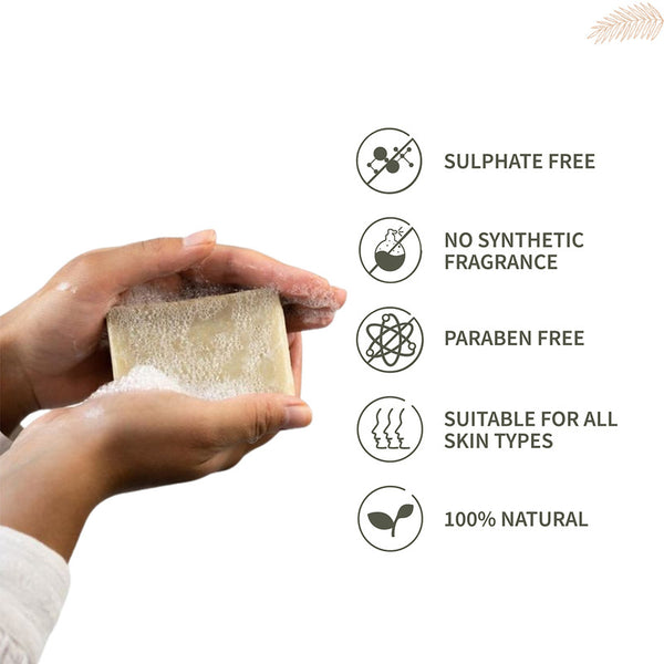 Body Soap | Coconut Milk with Vanilla | 100% Natural | Nourishing & Hydrating | 100 g | Set of 2