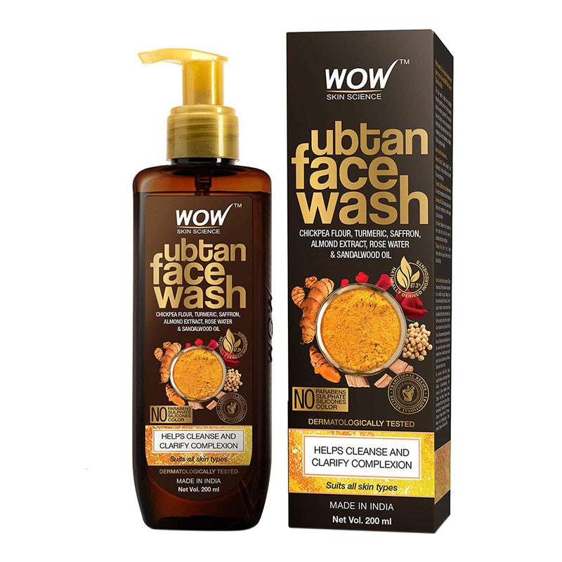 Ubtan Face Wash | Turmeric & Saffron | 200 ml