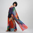 Pure Cotton Printed Saree | Multicolour