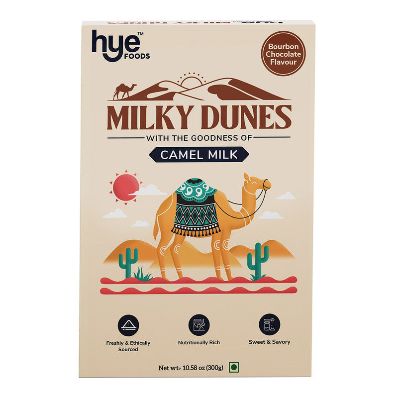 Hye Foods Milky Dunes Camel Milk | Bourbon Chocolate | 300 g