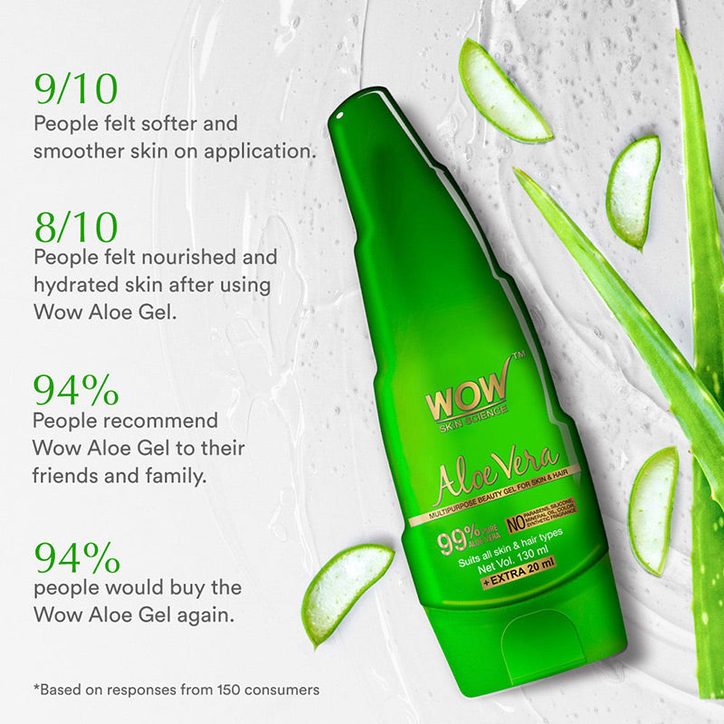 Aloe Vera Gel | Repair Damaged Skin | 150 ml