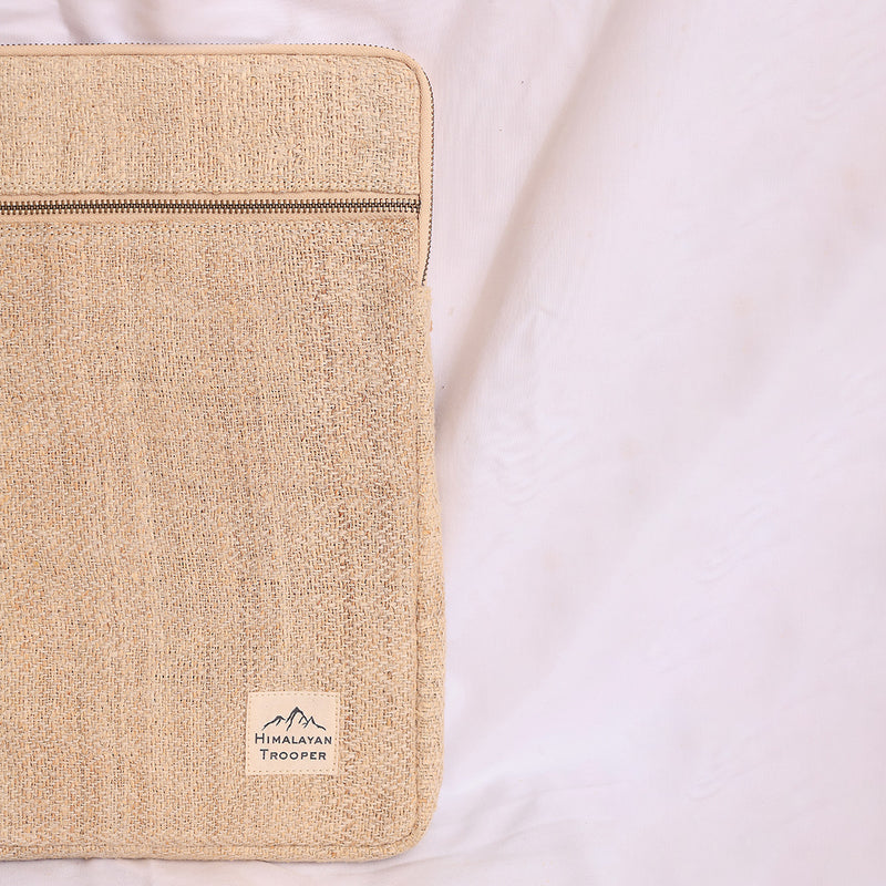 Hemp Laptop Sleeve Bag | Natural | 15-16 inches