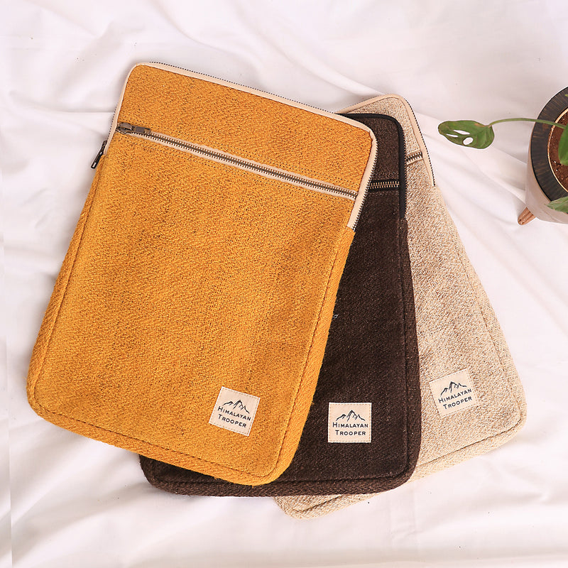 Hemp Laptop Sleeve Bag | Natural | 15-16 inches