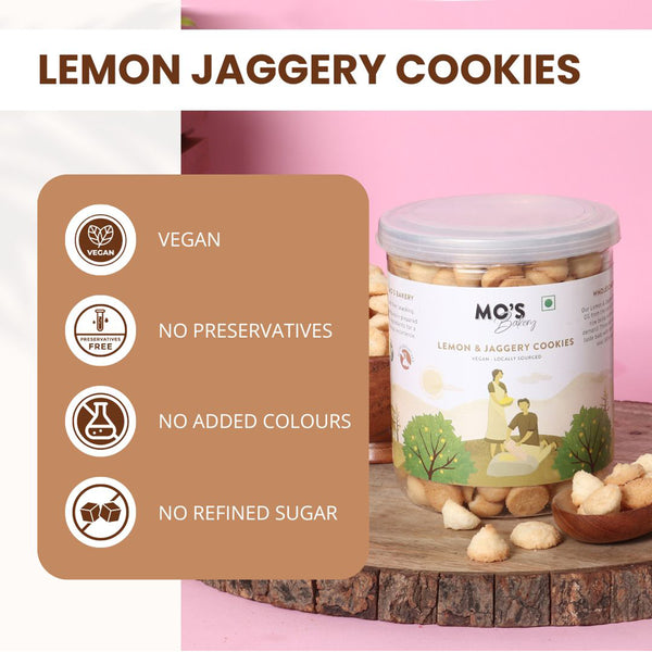 Cookies | Lemon & Jaggery | Organic | 150 g