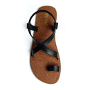 Paaduks Women's Sandals | Upcycled Rubber Footwear | Black & Brown.