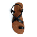 Paaduks Sandals for Men | Upcycled Rubber | Brown & Black.