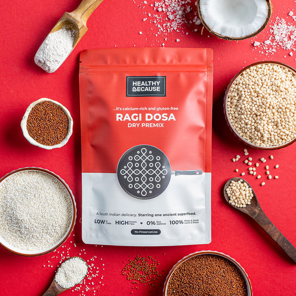 Ragi Dosa | Dry Premix | No Rice | 400 g