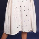 White Dress For Women | Kala Cotton | Mirror Work