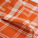 Linen Table Napkins | Solid Design | Orange