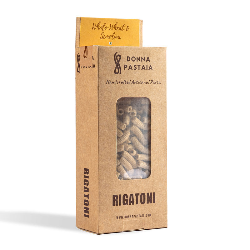 Rigatoni Pasta | Wholewheat & Semolina | 250 g
