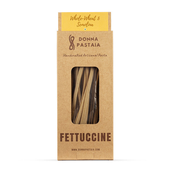 Fettuccine Pasta | Whole Wheat & Semolina | 250 g