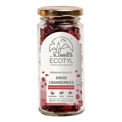 Dried Cranberries | Seedless Dried Fruit | Healthy Snack | 150 g